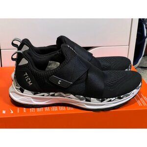 Tiem Slipstream Black Geometric Women Size 8 Cycling Shoes EUC Cleats Athletic